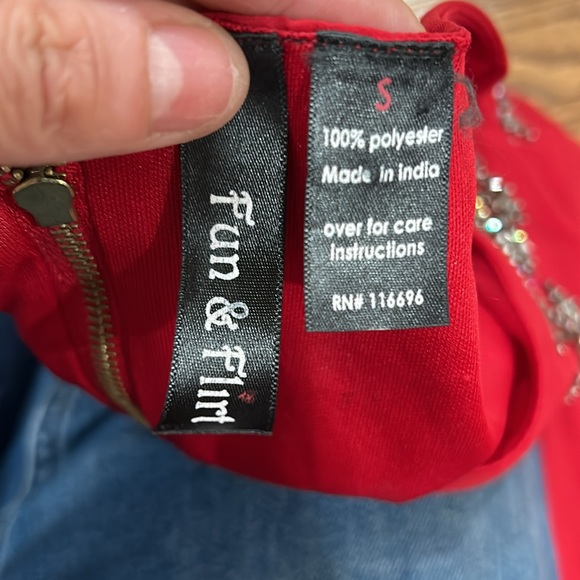 Dress fun& flirt size s good condition women - Picture 3 of 3